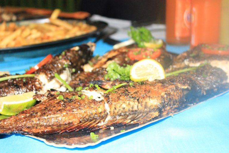 poisson à la braise