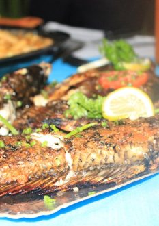 poisson à la braise